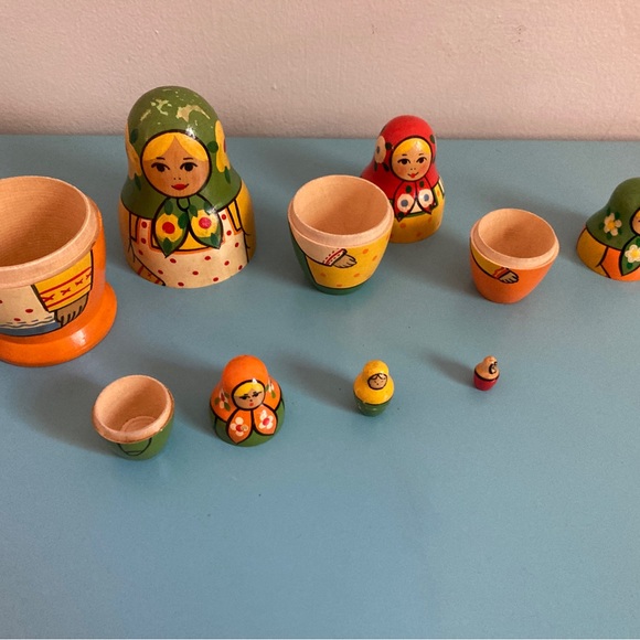 Vintage Soviet Matryoshka doll Russian nesting doll - Picture 8 of 8